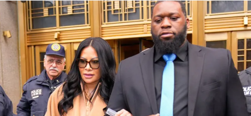 Real Housewives star Jen Shah (left) was sentenced to six and a half years in prison at a federal courthouse in Manhattan